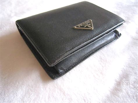 Womens Prada nude Large Saffiano Leather Bifold Wallet 